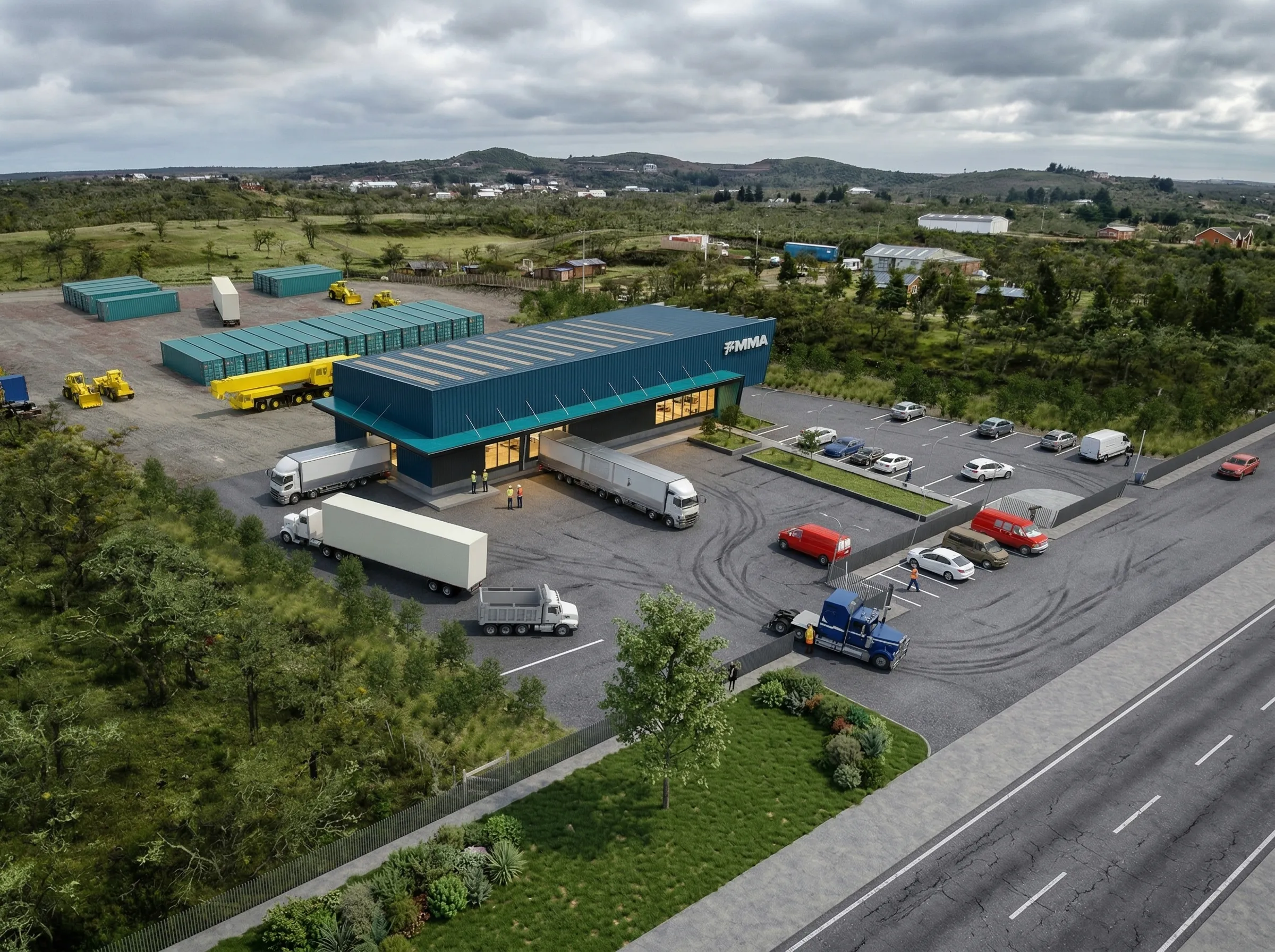 Render Isométrica de Logistic — PatagoniaBIM