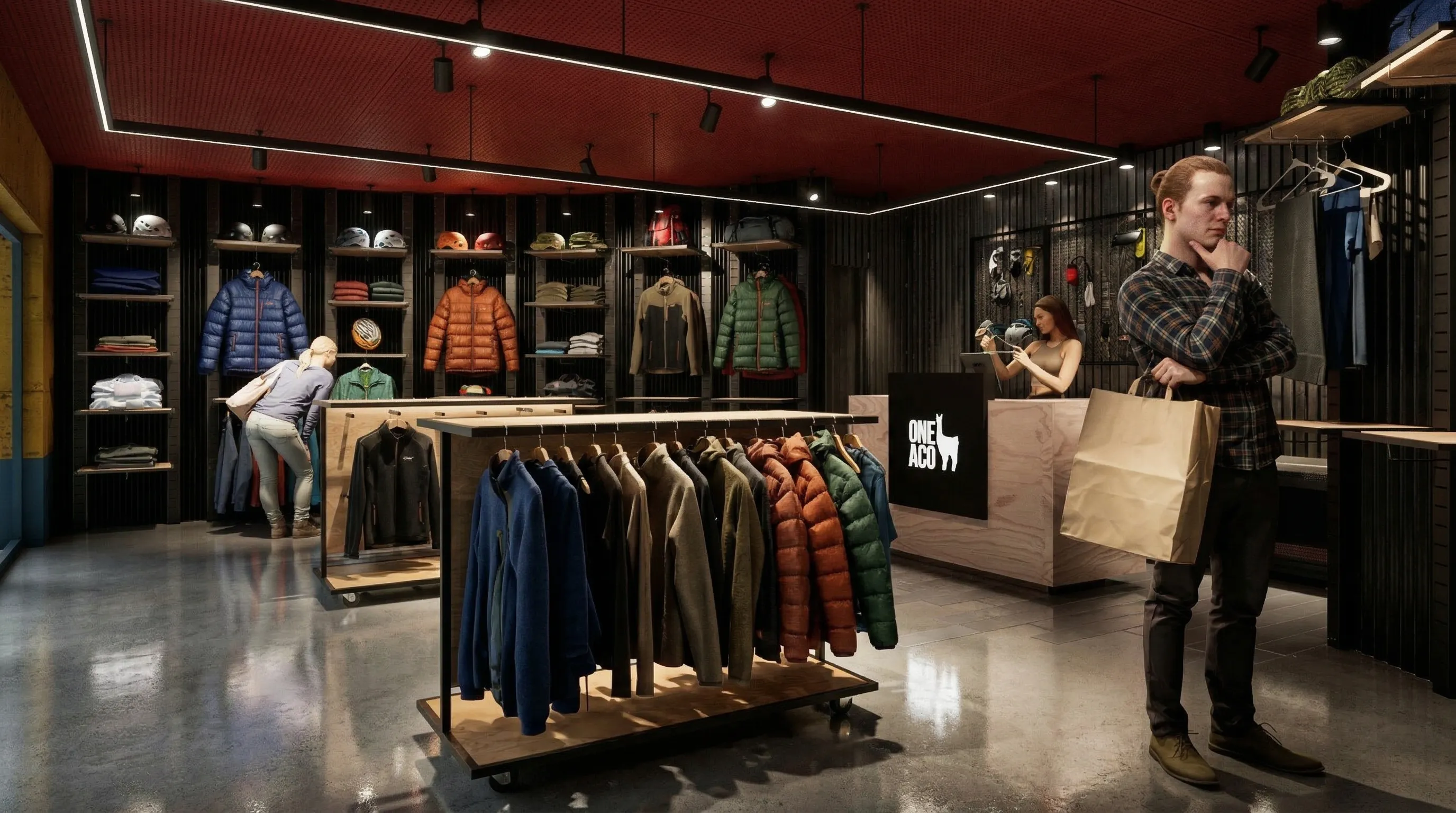 Render Esquina de Oneaco — PatagoniaBIM